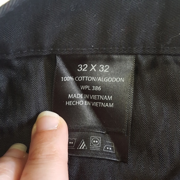 Haggar Black Slacks - Picture 4 of 6